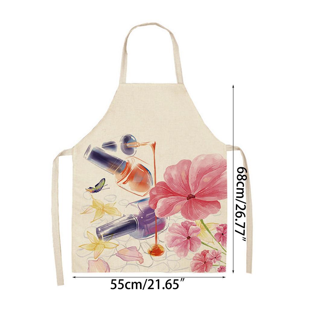 Stylish Series Nail Polish Apron Perfect for Cooking Nail Art and Makeup Studios Protect Clothing Effortlessly Aprons
