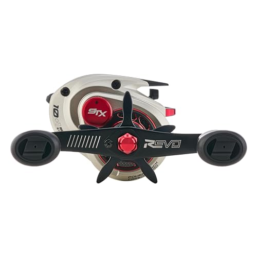 AbuGarcia REVO5 STX-SHS Right-Handed Reel for Bass and Saltwater Fishing, High Gear