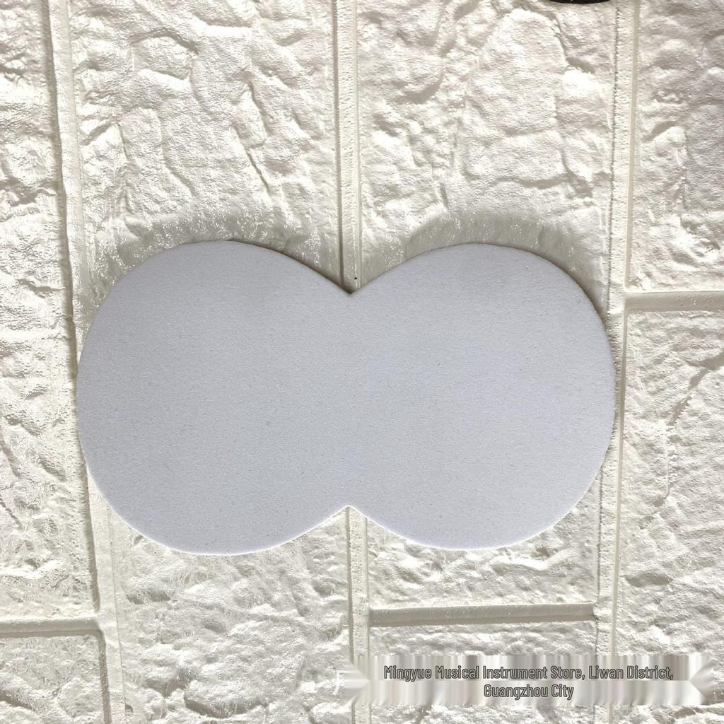 Drum Kit & Bass Drum Reinforcement Stickers (Single/Double, Drumhead Protector, 2-Piece Set)