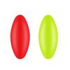 Silicone Olive-Shaped Fluorescent Fishing Float Tail Magnifier Bean