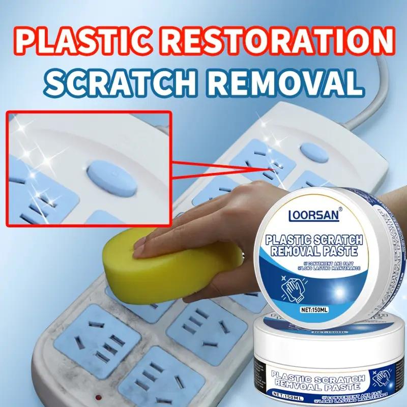 Plastic Scratch Remover Paste - Instantly Repair Car Interior and Furniture Scratches,Luggage Scratch Repair|Restore Shine Renew