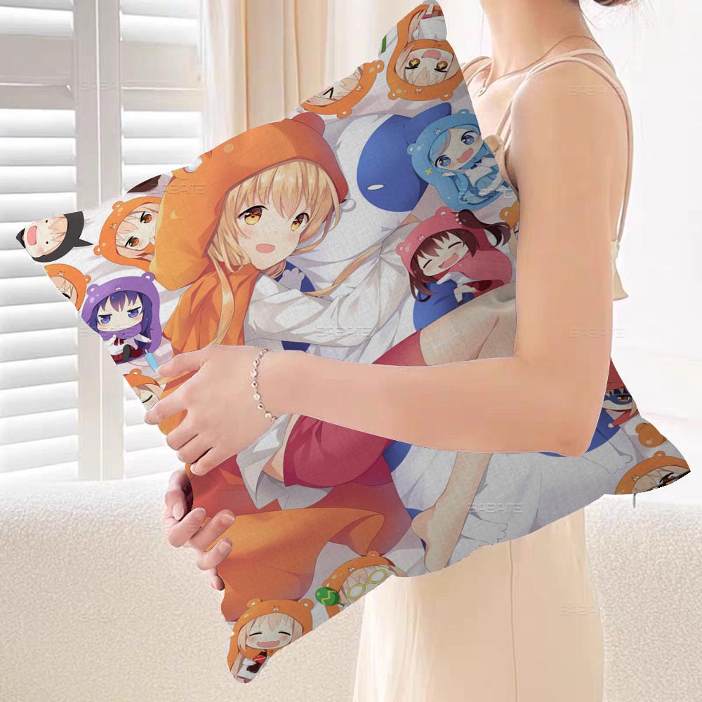 Himouto Anime Umaru Chan Cushion Cover Inches Farmhouse Decor Home Throw Pillow Covers For Couch Decorations