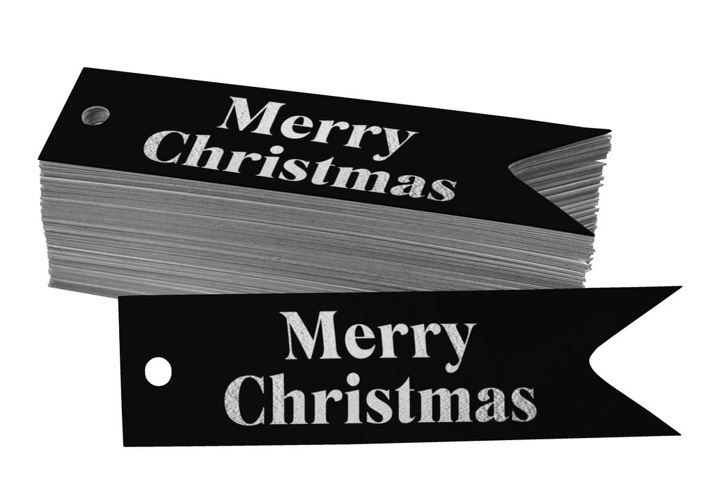 Inkdotpot Frohe Weihnachten Flaschenanhänger Echtgoldfolie Gastgeschenkanhänger Packung von