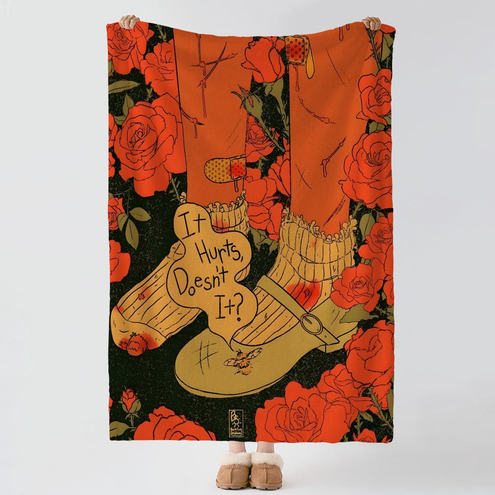 Art B-bottling Sunshine-e Throw Thick Comfort Flannel Quilt, Multi-scene Use Indoor Outdoor Daily Nap