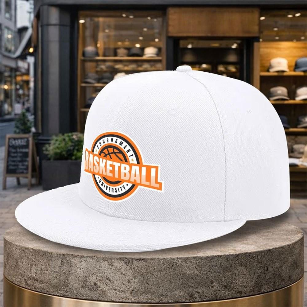 Basketball University TournaUnisext Graphic Flat Brim Baseball Cap Adjustable Unisex Street Style Hat