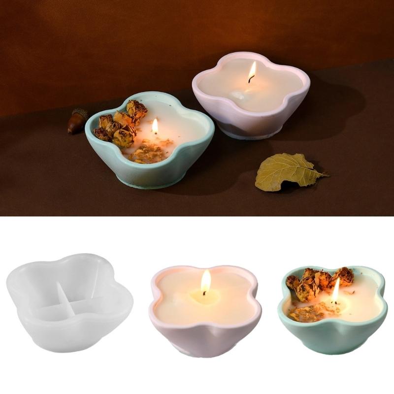Stampi in Silicone Stampo per Ornamenti in Silicone Stampo per Artigianato in Resina Facile da Pulire Stampo per Tazze da Candela Stampo per Candeliere Texture in Silicone