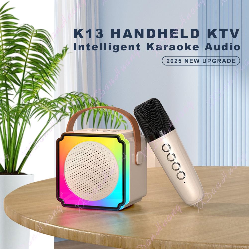K13 All-in-One Wireless Bluetooth Karaoke Microphone and Speaker for Home & Outdoor Kids