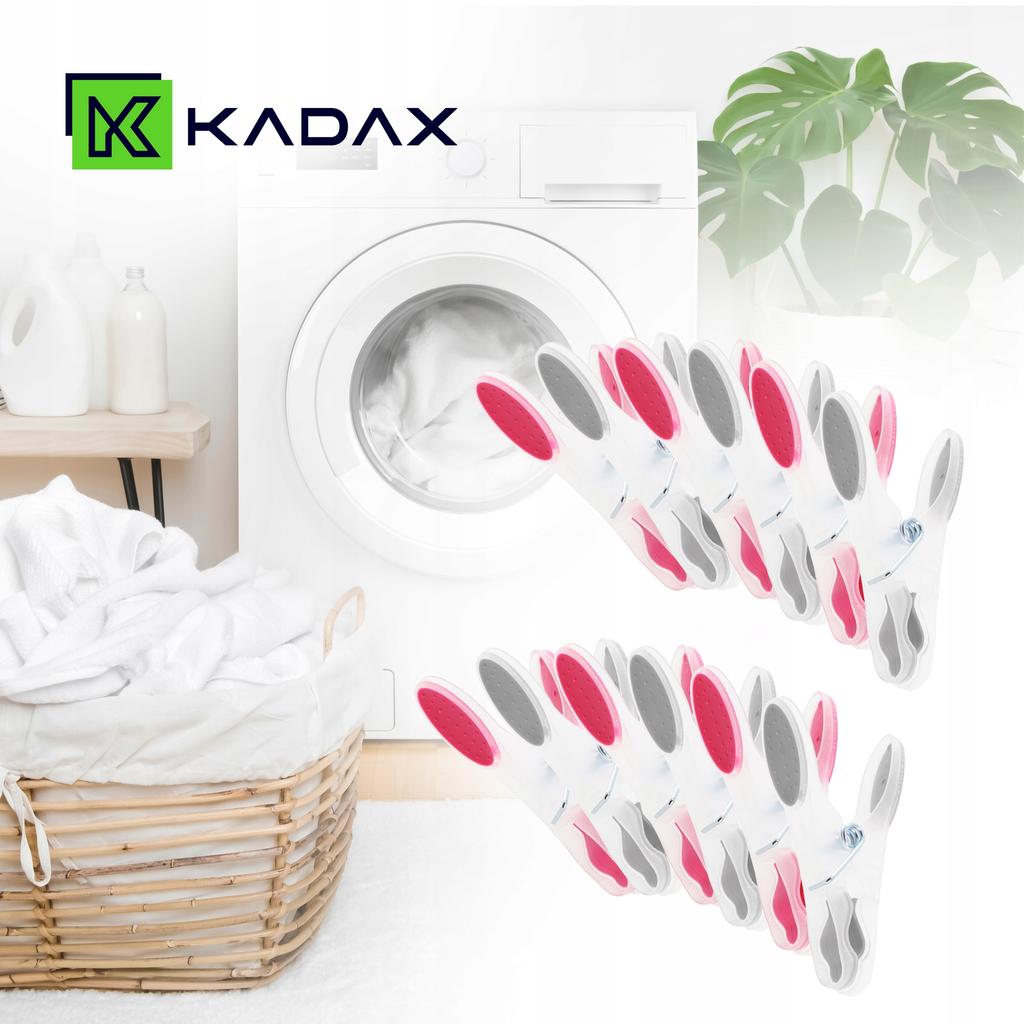 KADAX Clothespins Clips for Laundry 12 Pcs
