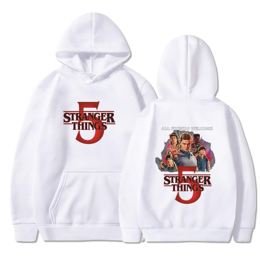 Men's and Women's Fleece Sweater Jumper Hoodie Anime hoodieStranger Things4
