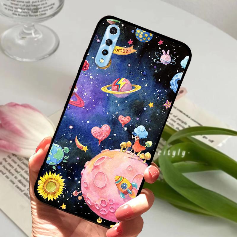 Case For Vivo S1 4G Coque Y7S Animal Cool Silicone TPU Phone Cover For iQOO Neo 855 Funda Capa Z5 Lens Protection Bumper Shells