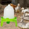 Automatic Chicken Feeder Bucket Rooster Hen Feeding Drinking Bucket Farm Animal Poultry Quail Pigeon Feeding Supplies 1Pc