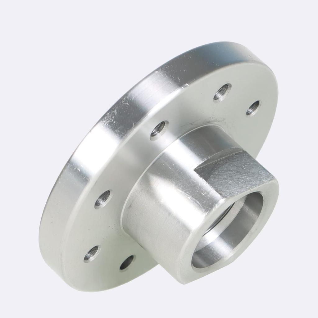 Woodworking 3 Inch Lathe Steel Faceplate Chucks, Steel Wood Lathe Face Plate 1”-8TPI Spindle without Screwchuck