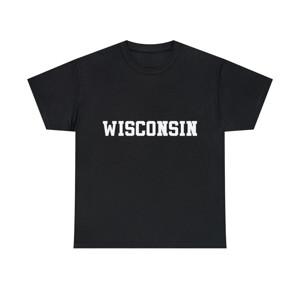 Wisconsin Graphic Tee Shirt, S-5XL 2XL