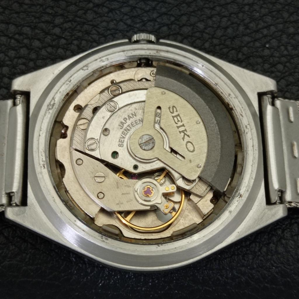 VINTAGE SEIKO AUTOMATIC 6309A JAPAN MENS GREEN COLOR DIAL WATCH a700501-5 R203-a700501