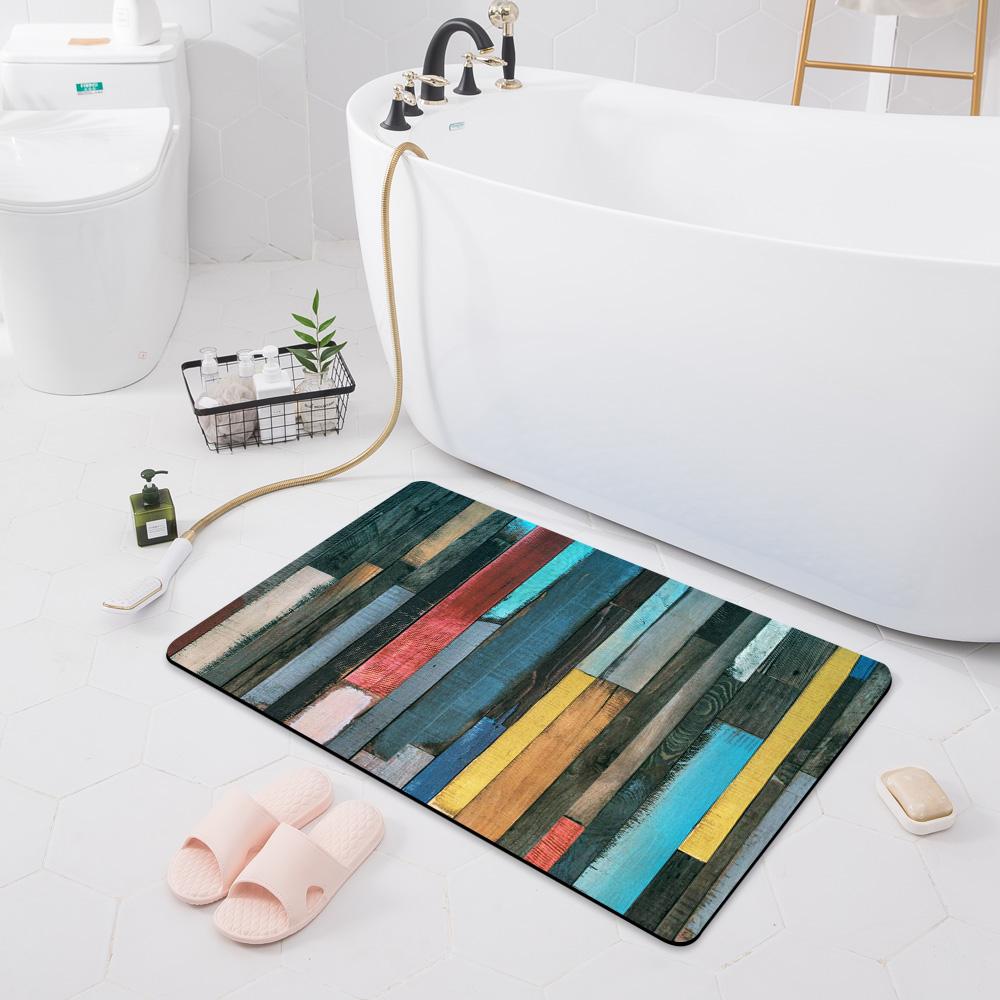Modern Non-slip Absorbent Mat Decoration Bedroom Door Mat Kitchen Floor Mat Bathroom Shower Rug