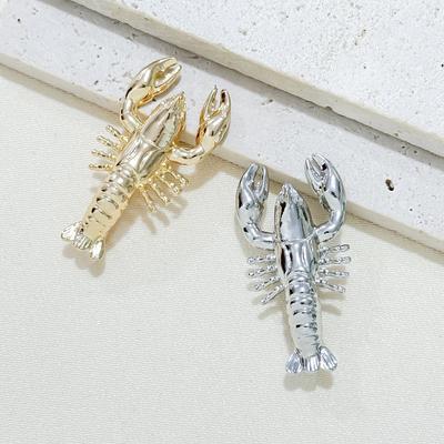 Nowa broszka z homara, marynistyczne boho pin, muszla oceaniczna wiatr anty-światło wielofunkcyjny korsarz