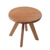 1/12 Dollhouse Simulation Mini Round Tea Coffee Table Model Dollhouse Wooden Furniture Decoration Dolls House Pretend Play Toys