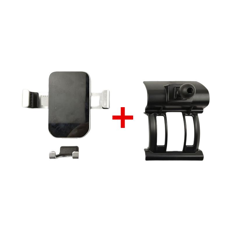 1 készlet Műanyag Anyag 2017-2022 Alfa Romeo Stelvio Gravitációs Kapcsolórendszerhez Speciális Autós Telefon Tartó Konzol Állvány Mobil
