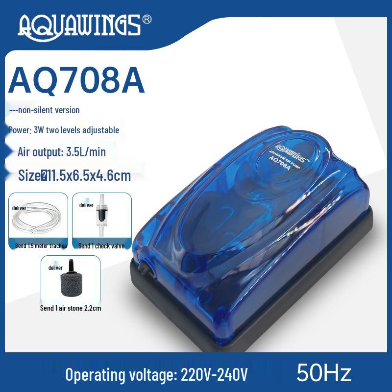 

Високопотужний двоканальний аератор для акваріума