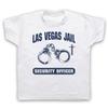 LAS VEGAS JAIL UNOFFICIAL SECURITY OFFICER RETRO FUNNY KIDS CHILDS T-shirt