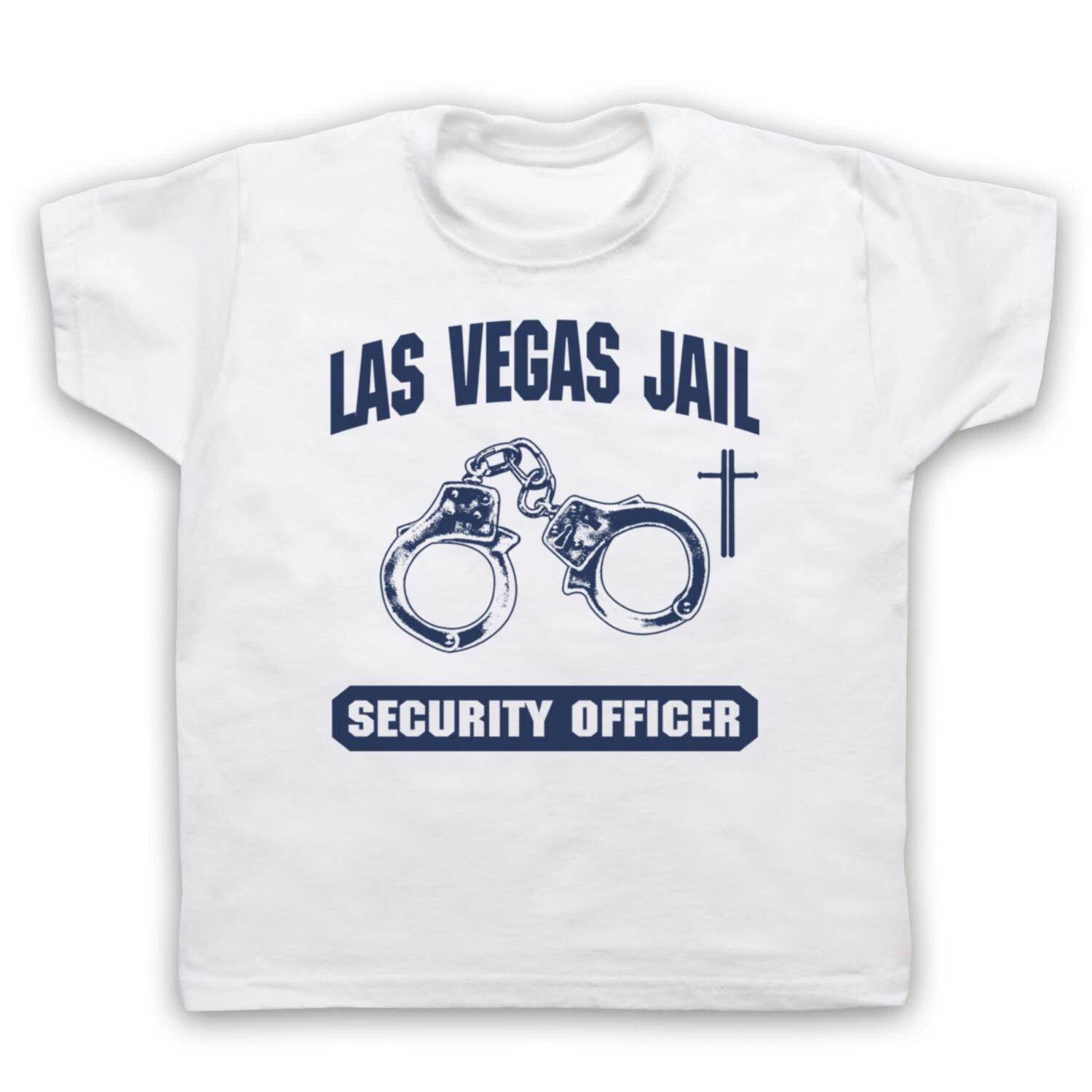 LAS VEGAS JAIL UNOFFICIAL SECURITY OFFICER RETRO FUNNY KIDS CHILDS T-shirt 160