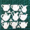 Tea Pot Metal Cutting Dies Photo Album Journal Diary Decoration Accessory