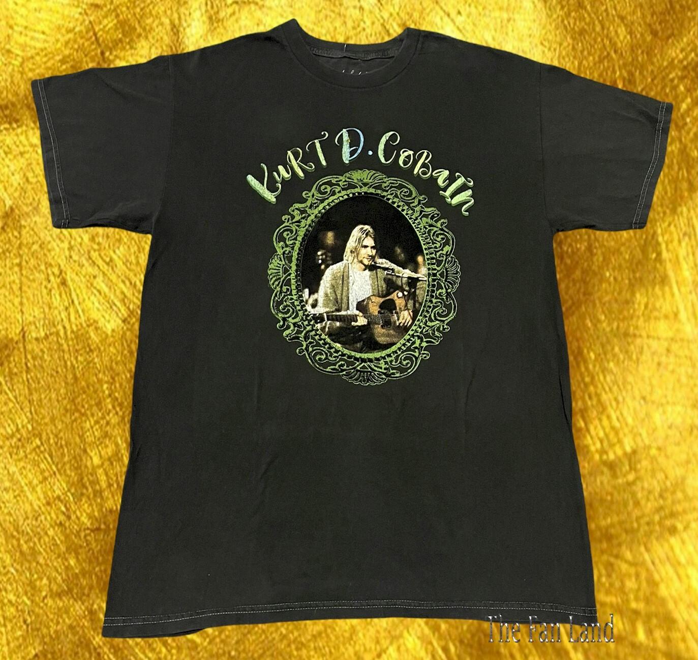New Nirvana Kurt Cobain MTV Unplugged Mens Vintage T-shirt M