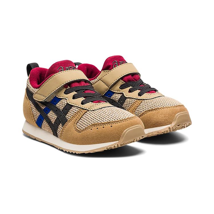 Asics Anti Kick, Abrasion Resistant, And Breathable Low Top Kids' Running Shoes Brown Black Children Aged 3 7 Years Old 1144A194-200