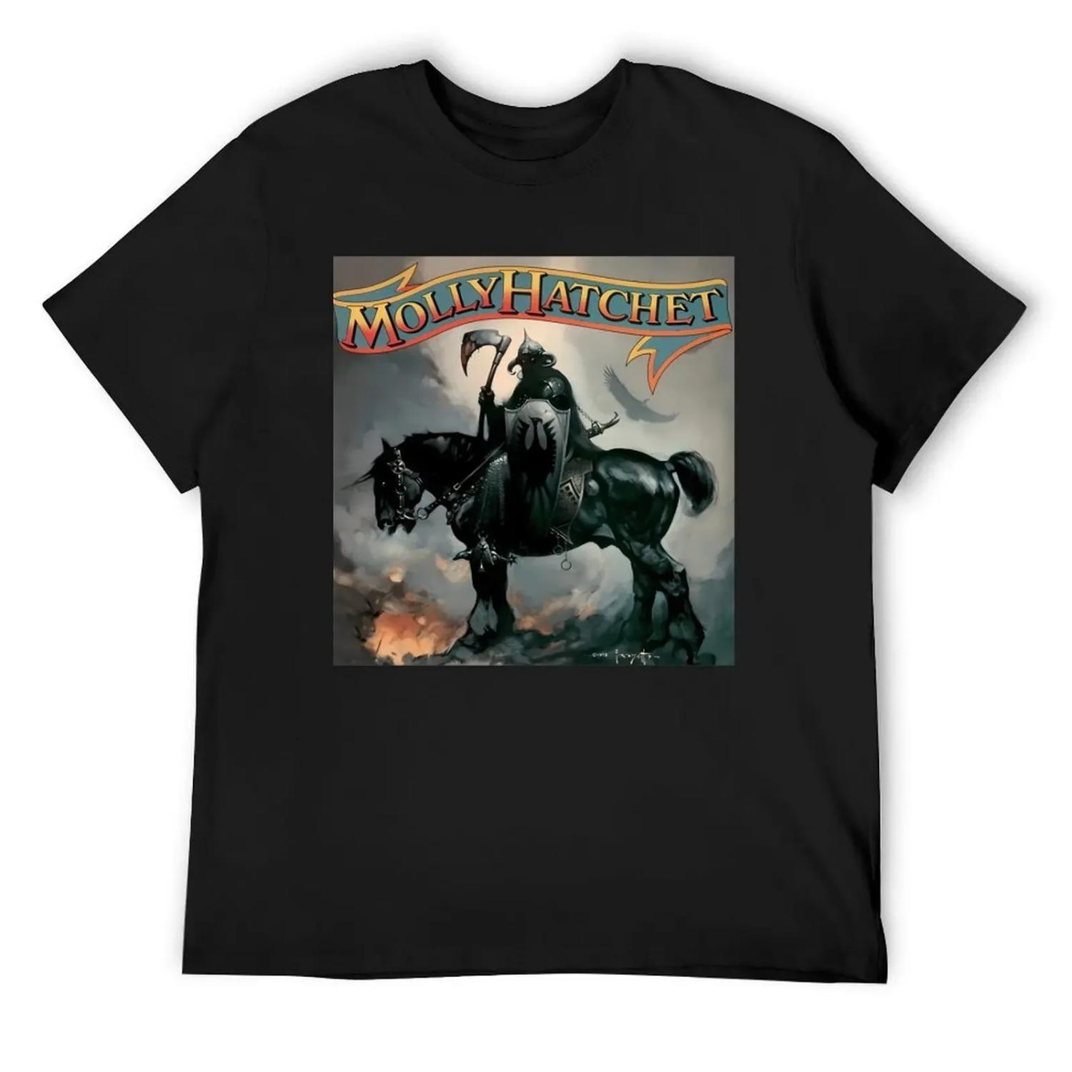 Музыкальная группа Molly Hatchet Футболка летняя одежда аниме футболки компрессионная футболка мужская S
