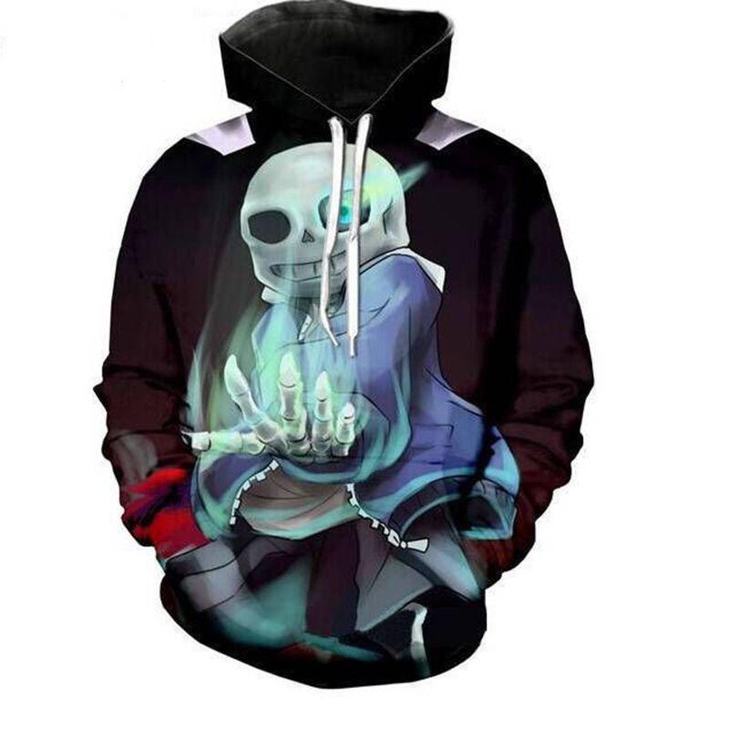 Cartoon Frisk Undertale 3D-Druck Hoodies Sweatshirt Pullover Jacke Sweatshirt