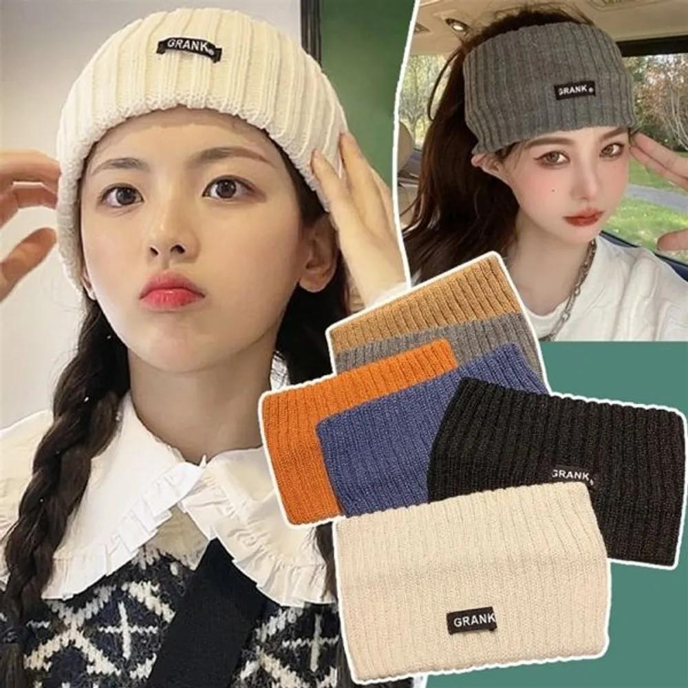 Thick Knit Wide Hairband ELM-066 ivory