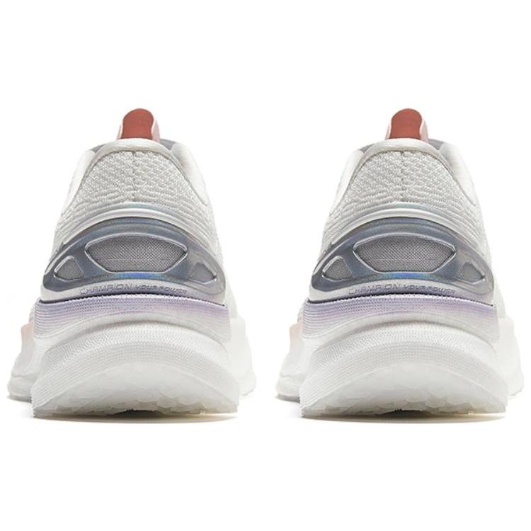 Anta Champion 2 Pro Comfortable Cushioning Slip Resistant Abrasion Resistant Low Top Running Shoes Women's Silver White 122335580S-5
