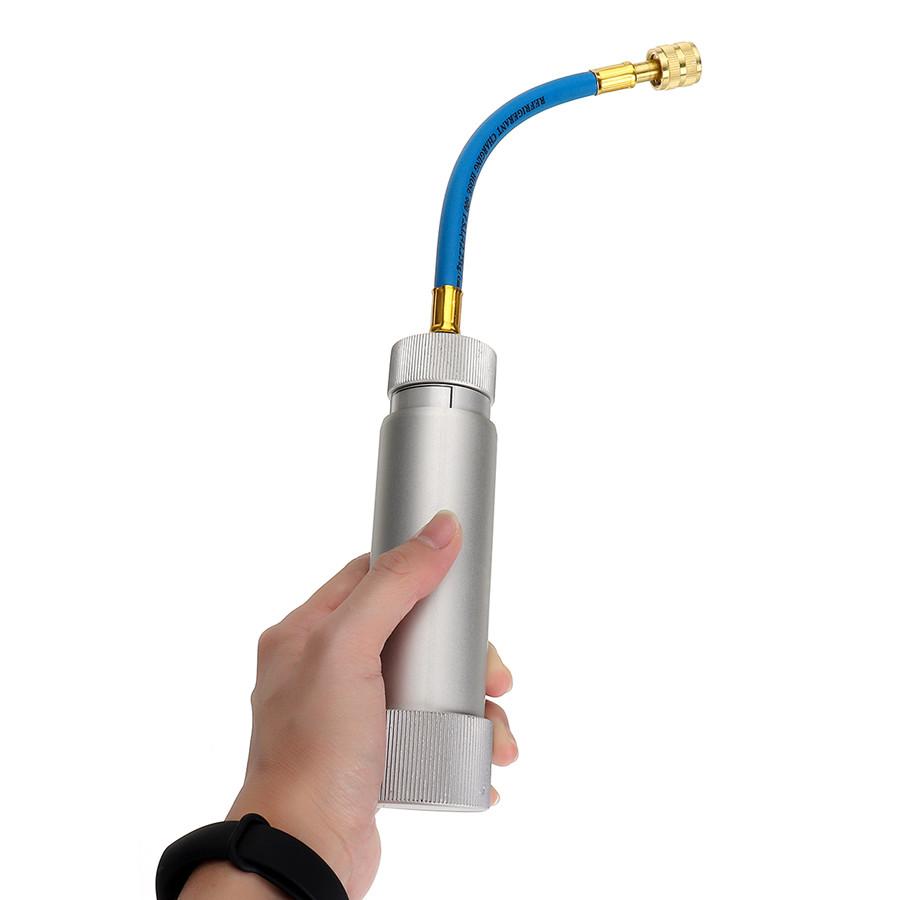 R134A 2oz A/C Oil Injector Hand Turn Pump Injection Tool for Car Home A/C System