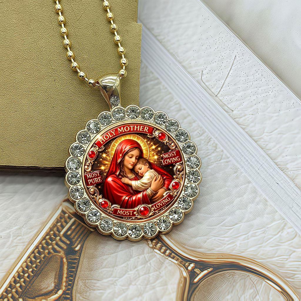 Red Berry Letter Necklace - European & American Style, Versatile Festival Jewelry