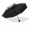 1pc Anna Elsa Themed High-quality Umbrella,Automatic Opening and Closing Umbrella,Multi-functional Umbrella G0811177