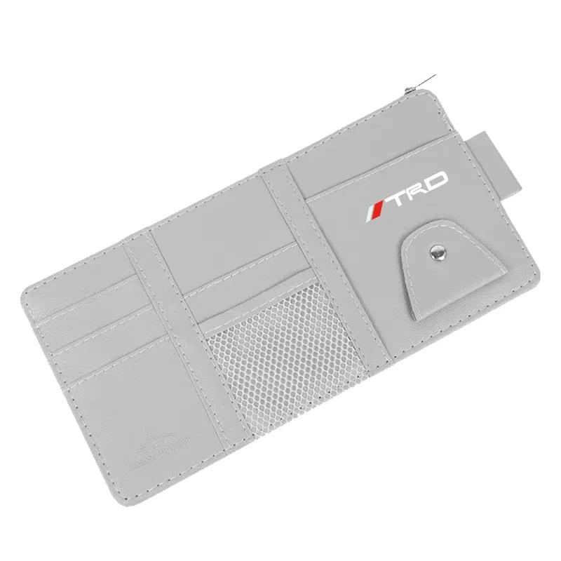 

Автомобильный солнцезащитный козырек Тип точки Многофункциональная сумка для хранения Автомобильные аксессуары для Toyota Chr Corolla Camry Rav4 Yaris Hilux Prius Fortuner