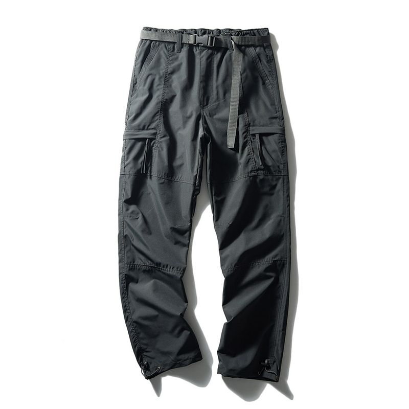 Outdoor Hiking Multi-Pocket Cargo Pants for Men, Waterproof Pants, American-Style Functional Tactical Pants, Export Men s Pants, Men s Long Pants Gray S