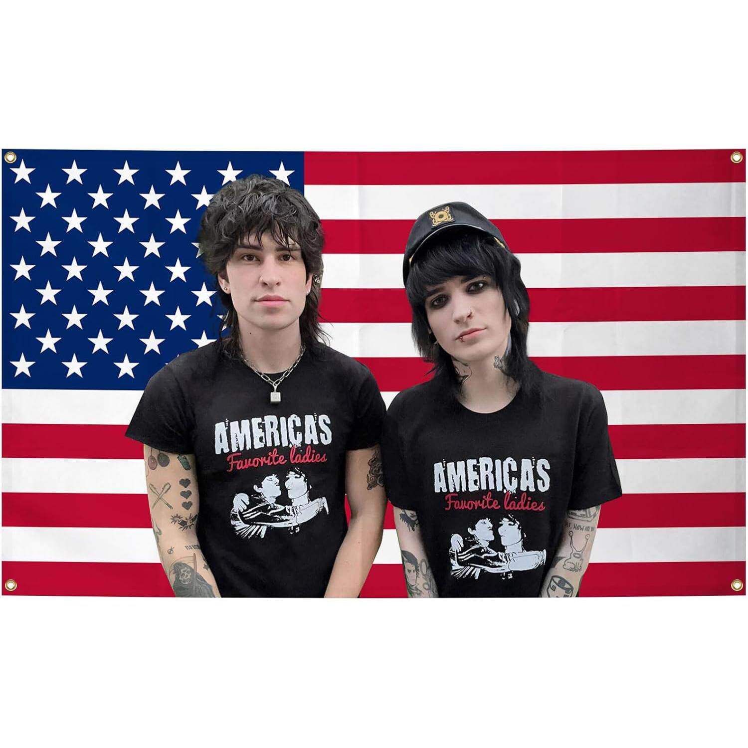 

Johnny Behan Funny Print Tapestry American Flag Hippie Boho Style Wall Hanging Dorm Bedroom Decor 74x94cm(29x37in)