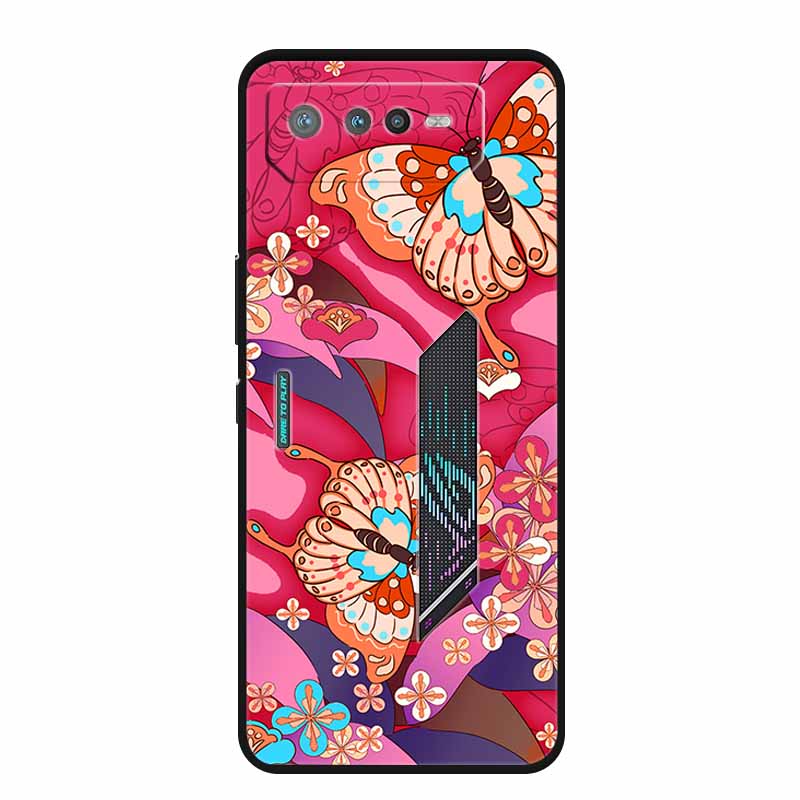 Für Asus ROG Phone 6 Hülle Luxus Silikon TPU Weiche Abdeckung Handyhülle für Asus ROG Phone 6 Pro Funda Rog6 Schutz Hülle Cartoon Hülle