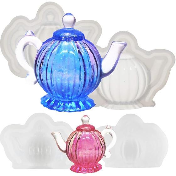 Resin Box Silicone Molds Set of 2, Treasure Chest and Magic Book Case with Lids