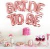 Bride To Be Balloons Set Rose Gold Wedding Decorations Letter And Diamond Ring Foil Balloon  Interior and exterior decoration