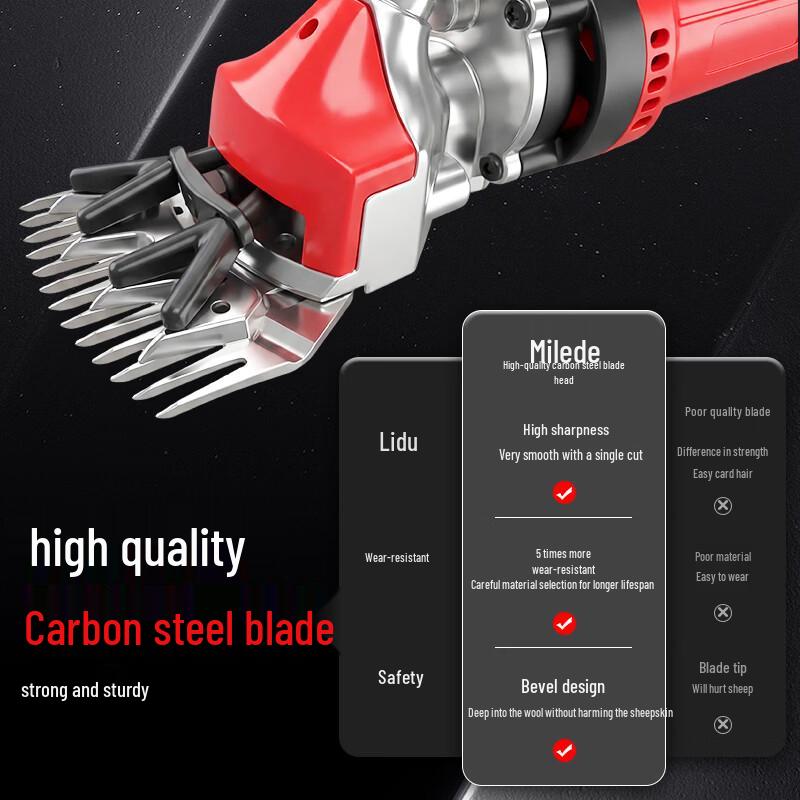 Milade High-Power Electric Sheep Shears CN plug (adapter included)