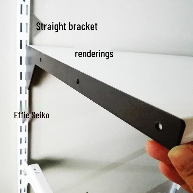 Stainless Steel Sloping Shelf Brackets, 25CM Left & Right Support, Plywood Welding Piece