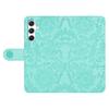 For Samsung Galaxy S25+/S24+ Case Flower Imprint Leather Flip Wallet Phone Cover with Wrist Strap