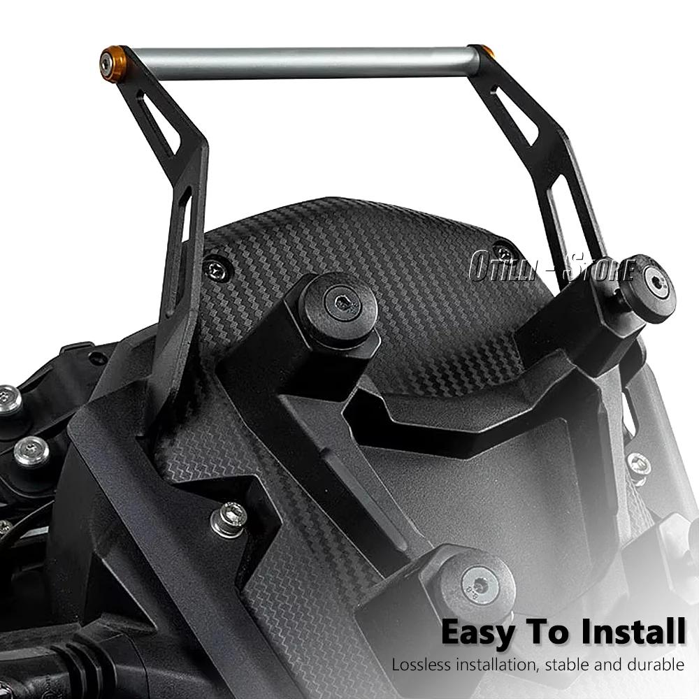 Motorcycle Windshield Stand Holder Phone Mobile Phone GPS Navigation Bracket For Aprilia SRGT200 SR GT200 GT 200 2022-2025 2024