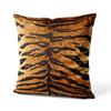 Aertemisi Tiger Fur Print Throw Pillow Cushion Covers Cases Pillowcases 45Cm X 45Cm