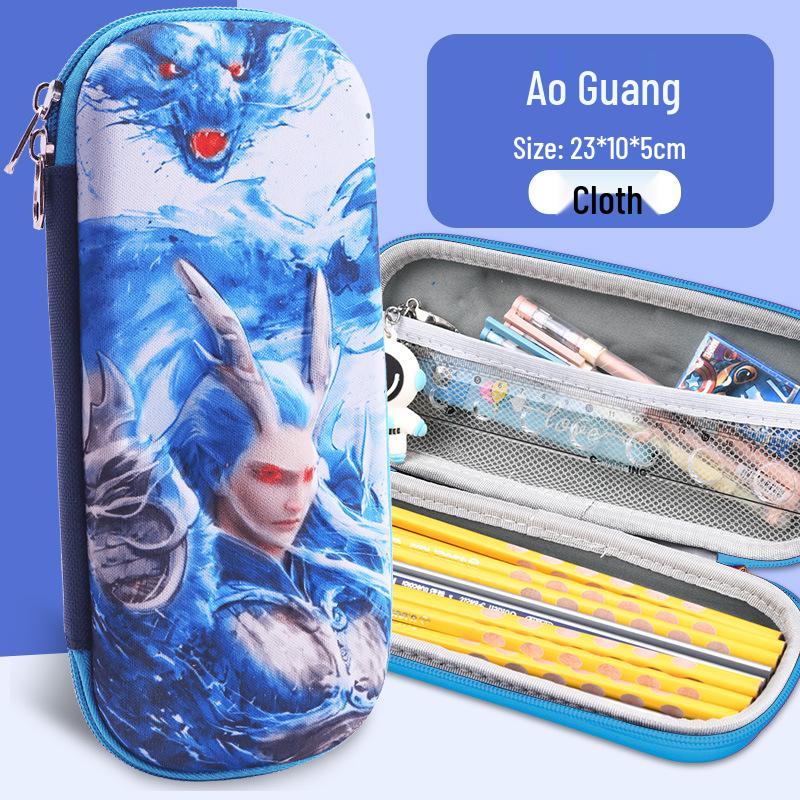 3D Large Capacity EVA Pencil Case for Kids - Multifunctional Storage Bag for Boys and Girls
