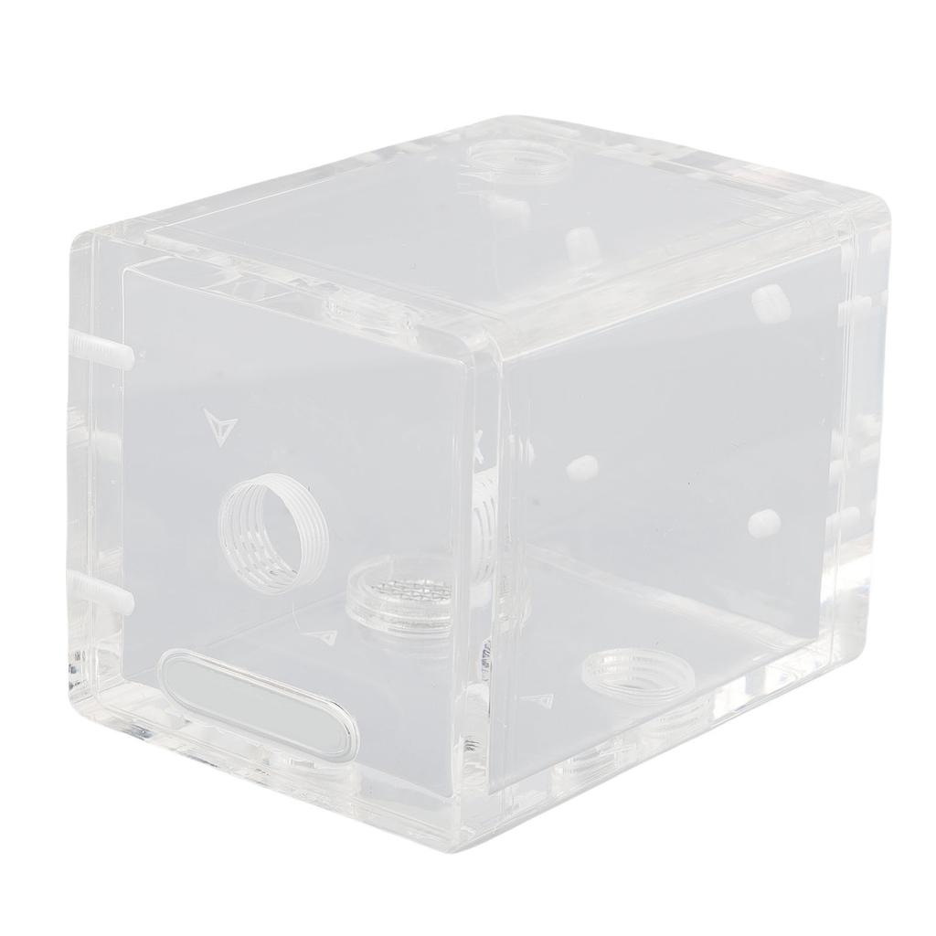 Computer Water Tank Cooler 80mm 150ml Acrylic G1 4x4 Water Cooling Reservoir with Filter for Computer Cooling System