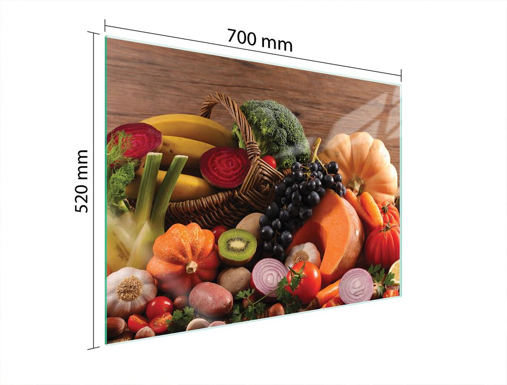 GLAS-KOCHFELD-SCHUTZPLATTE 70x52 ESSEN