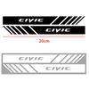 Car Styling 2Pcs Rearview Mirror Decal Stickers For Honda Mugen Accord Civic Vezel Jazz City HRV Auto Decoration Accessories RF6